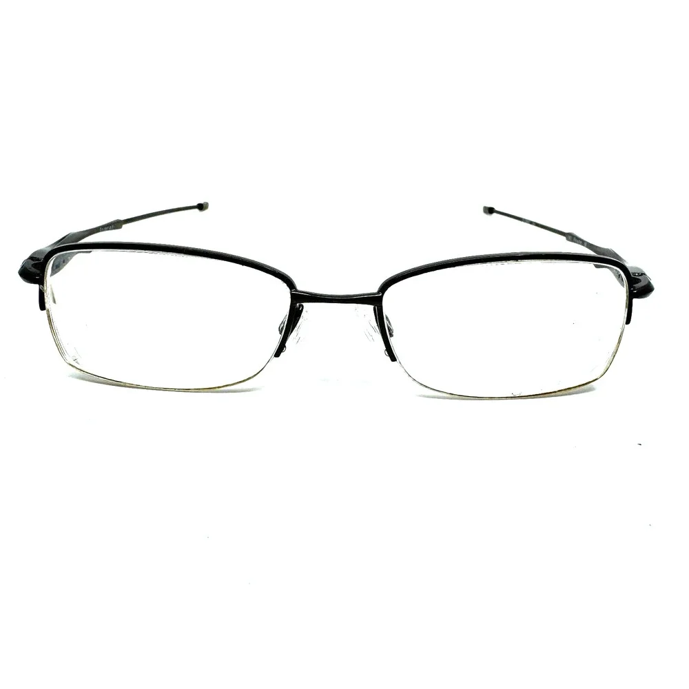 OAKLEY SCULPT 4.0 Eyeglasses Frmaes Pewter Half rim 52-18-142 Frames‎ Only H9572